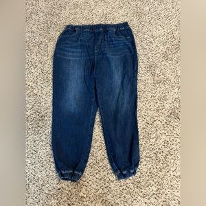 LOFT Outlet Denim High Rise Joggers